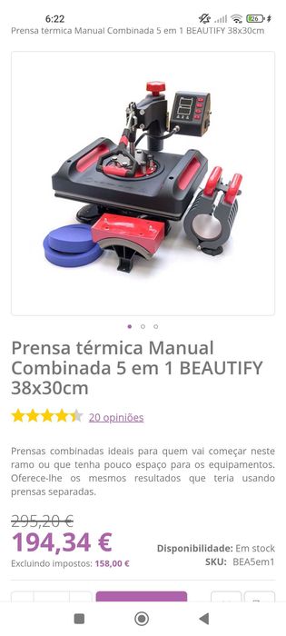 Plotter corte e prensa térmica