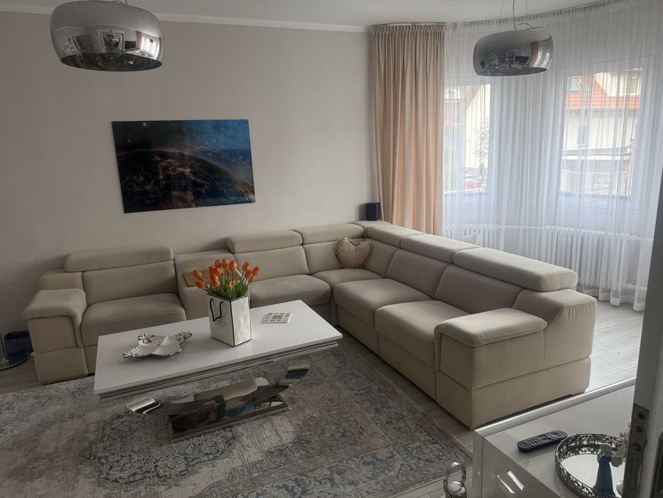 Narożnik beżowy do salonu