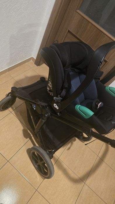 Wózek z fotelikiem kinderkraft plus baza isofix