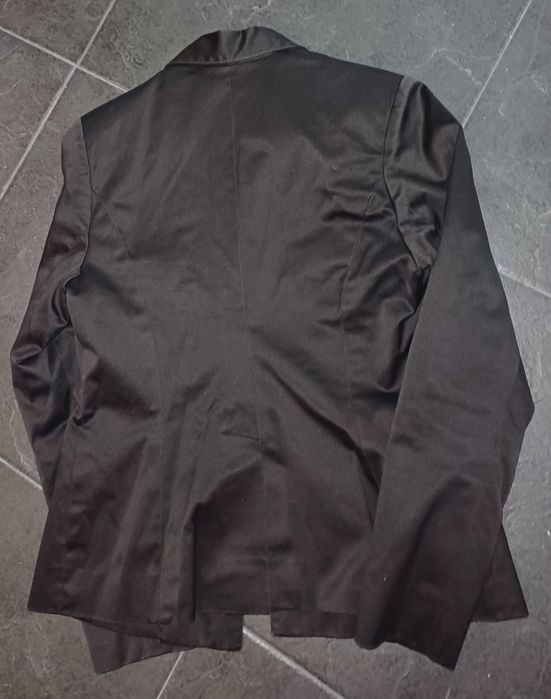 Blazer Preto acetinado