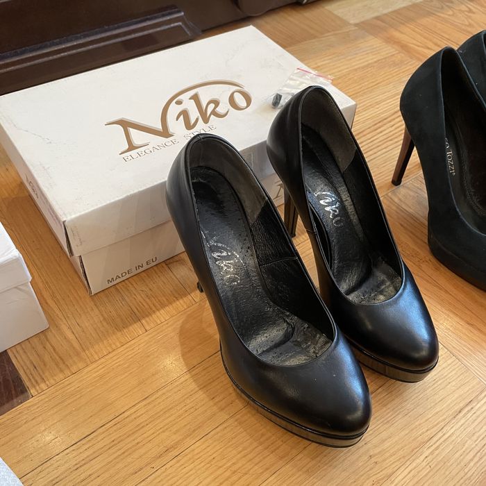 Ціна за 10шт! Взуття шкіряне жіноче 36 - 37 розмір.