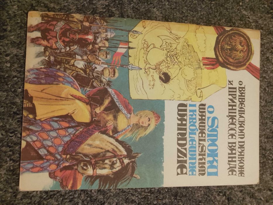 O smoku wawelskim i królewnie Wandzie. Komiks w dwóch językach