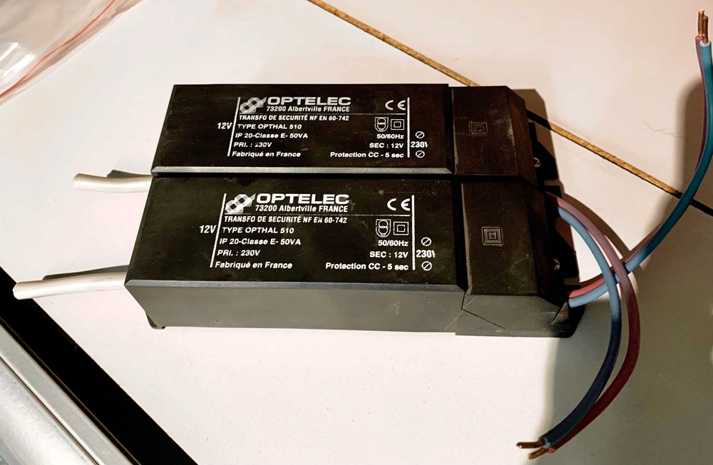 Transformator Bezpieczeństwa OPTELEC OPTHAL 510 - 230V / 12V, 40W