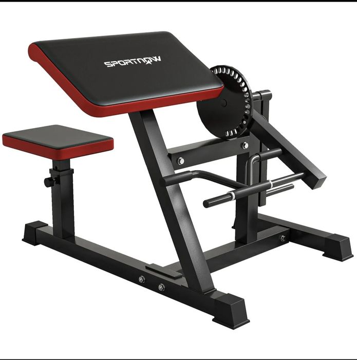 Maszyna do bicepsa , modlitewnik plus 4 talerz e po 2kg