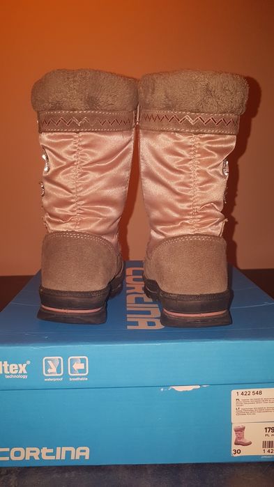 buty kozaki zimowe rozm 30, dl wewn 18,8 dziewczęce