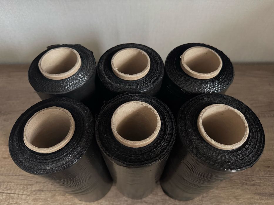 Стрейч плівка чорна  1.3 кг,25 см,300м,17-20мкм