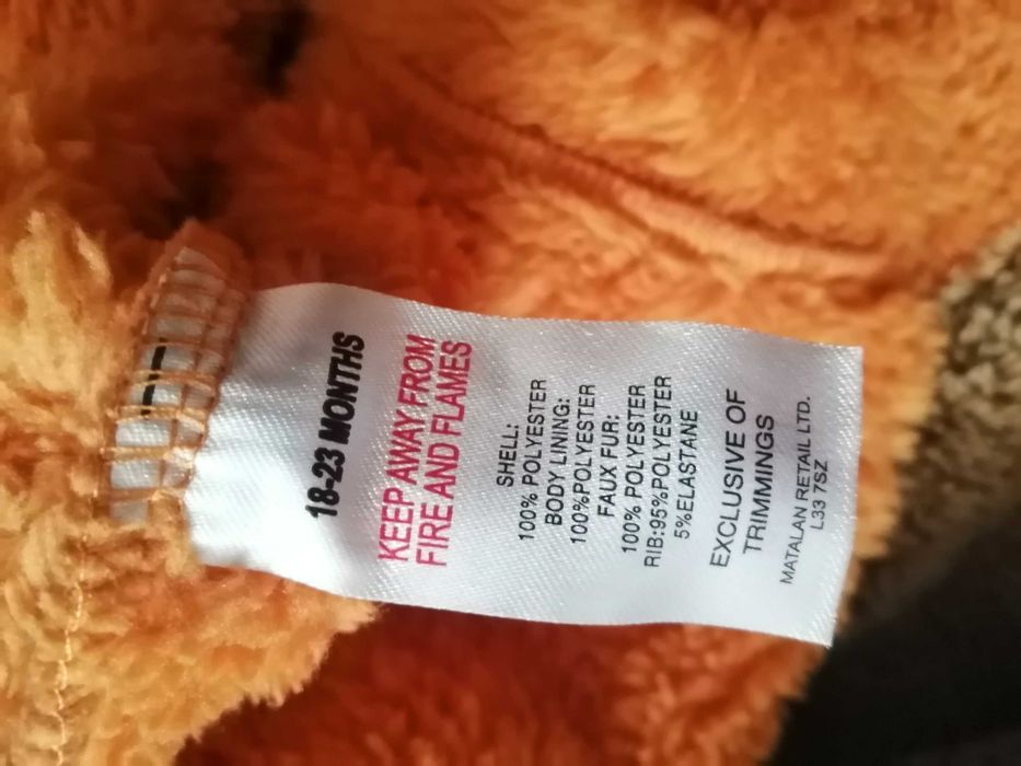 Tygrys tygrysek kostium przebranie strój r. 92 cm