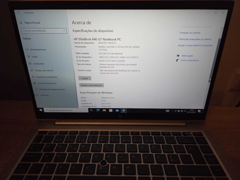 HP EliteBook 840 G7 Laptop Computer445255497622507522