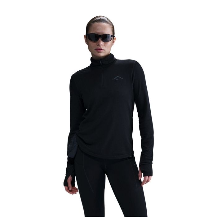 Nike trail meio zipe