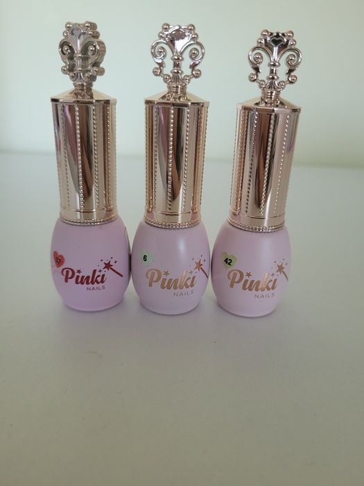 Zestaw lakierów Pinki Nails