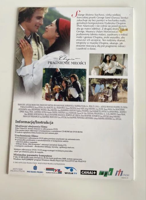 Pragnienie Miłosci Chopin dvd film