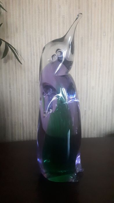 Szklany pingwin cudo 18,5 cm