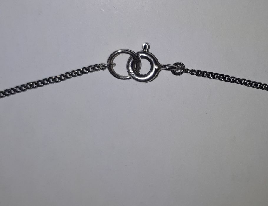 Naszyjnik łańcuszek wisiorek cyrkonia srebro 41 cm Apart W.Kruk