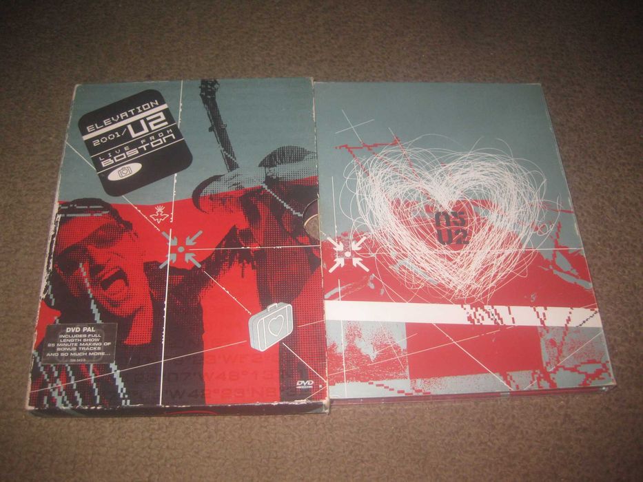 U2 "Elevation 2001: Live from Boston" Edição Especial com 2 DVDs em Digipack!