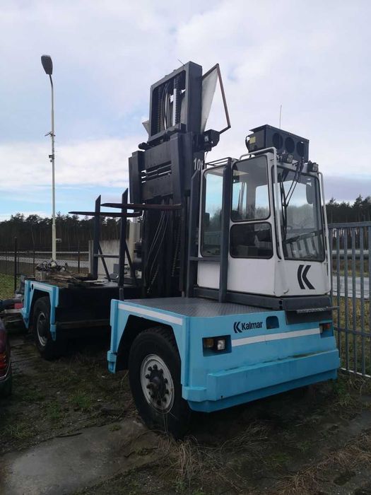Wózek widłowy -Sztaplarka * KALMAR DSA 100 boczny 10 t.  import Sweden