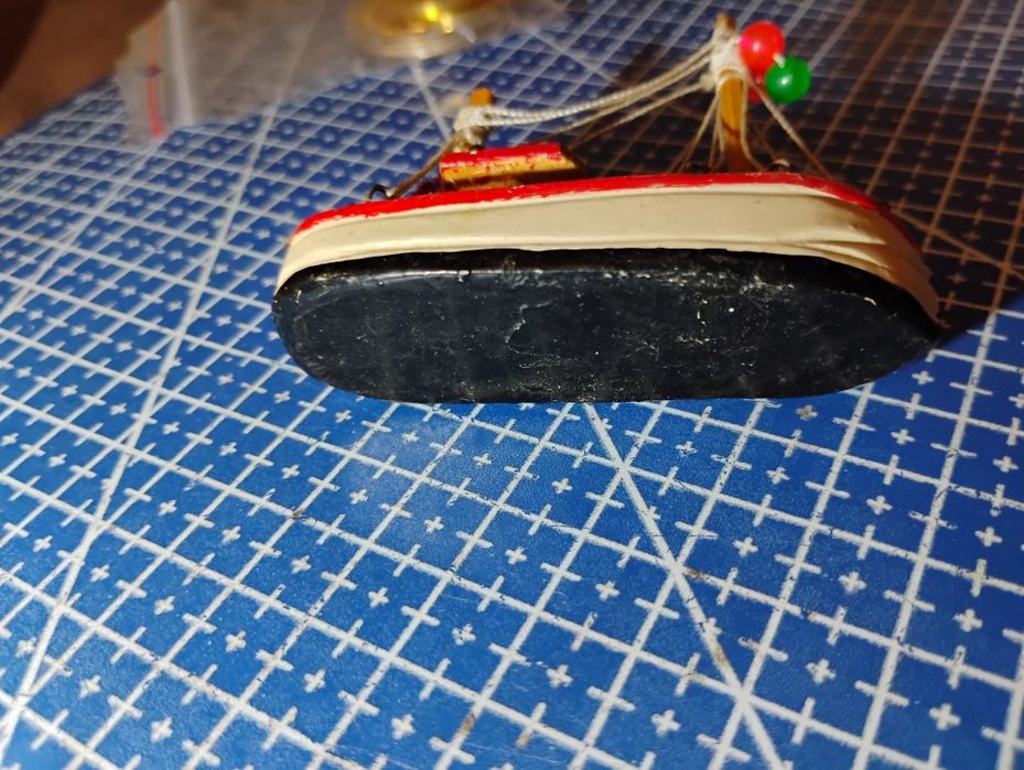 Model miniatura kuter statek rybacki ręczna robota