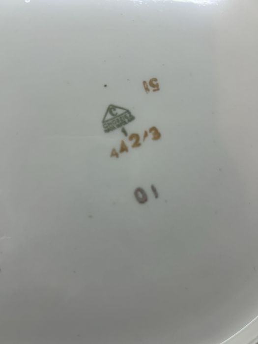 Talerz Chodzież kwiaty róże