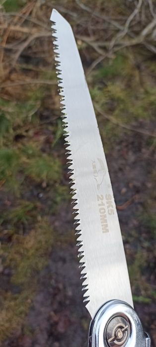 Пила садова з чехлом з кобурою   сталь Японія  Sk5 сталь 300 мм 210 мм