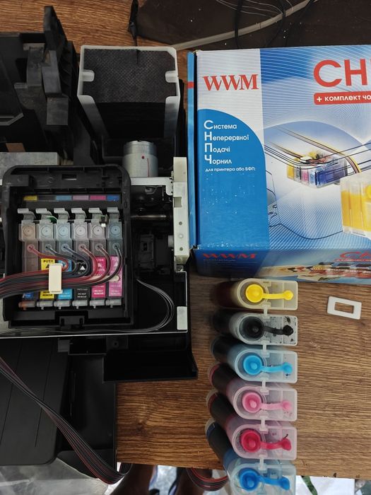 Головка Принтера  Epson P50 с  новой системой подачи чернил.