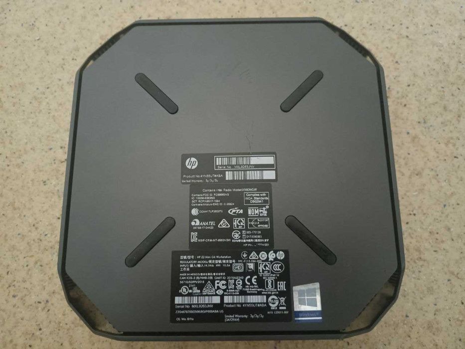 ПК HP Z2 Mini G4 (i7-8700/16Gb/256-SSD/P600/WiFi)