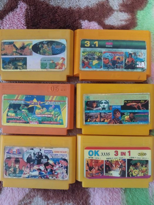 Картриджі касети денді dendy