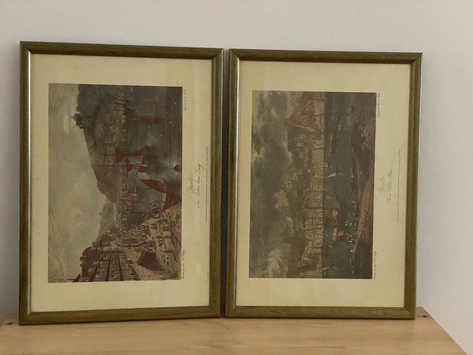 Quadros com imagens Porto e Vila Nova Gaia muito  antigo