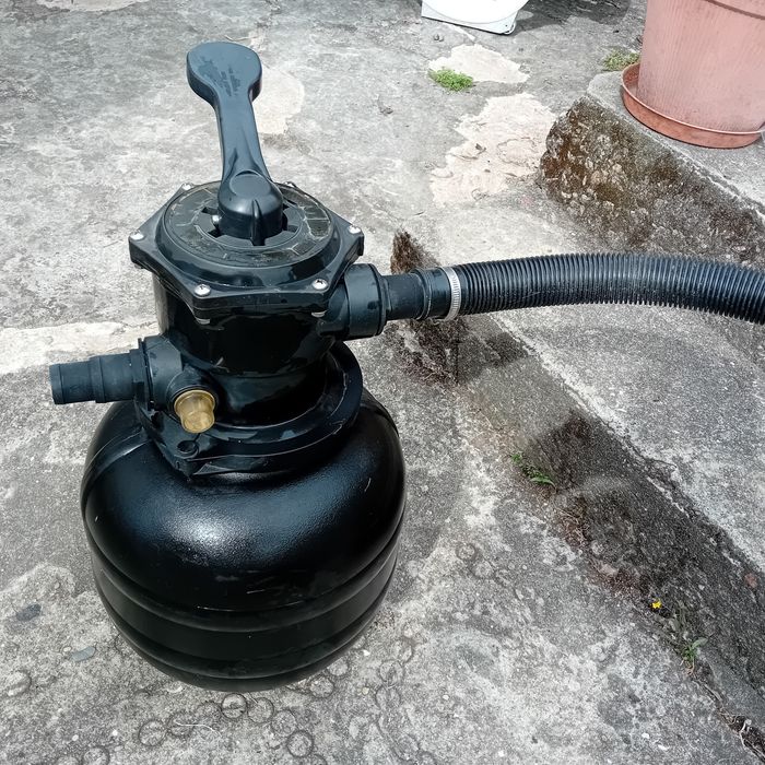 Bomba e filtro areia