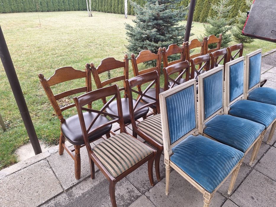 Krzesła stylowe różne