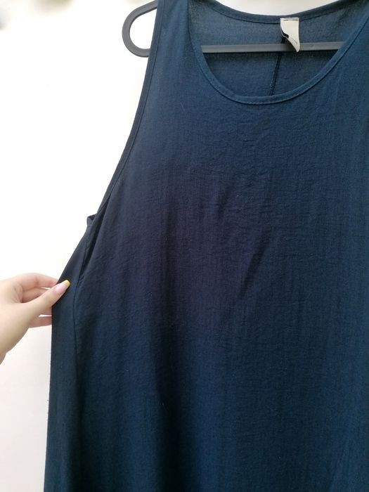 Vestido Largo Azul Marinho