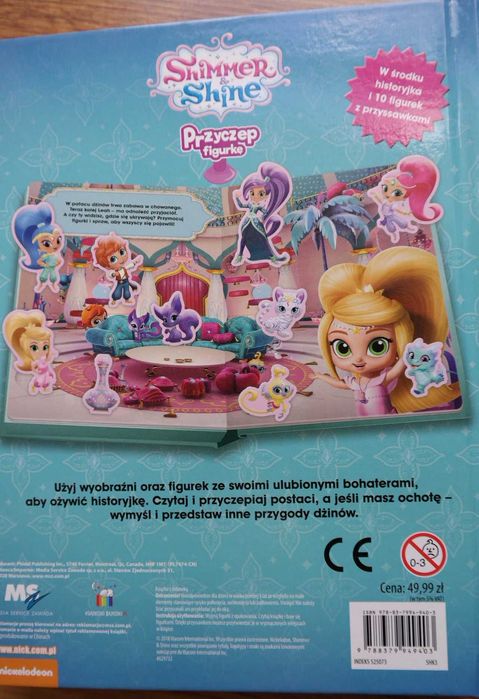 Książka z figurkami shimmer shine