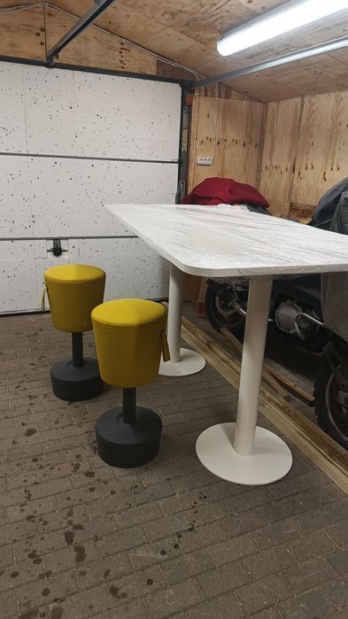 Zestaw wysoki stół z hokerami bufet wyspa kuchenna