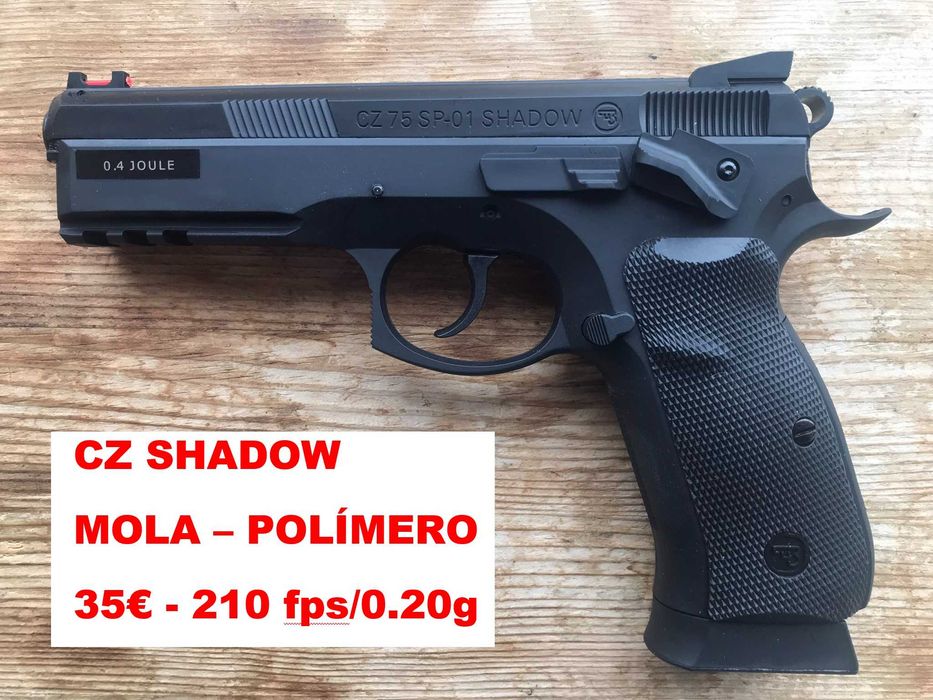 Pistola Airsoft de MOLA - SIG P226 - PPK - COLT 25 - M90TWOO - NOVAS