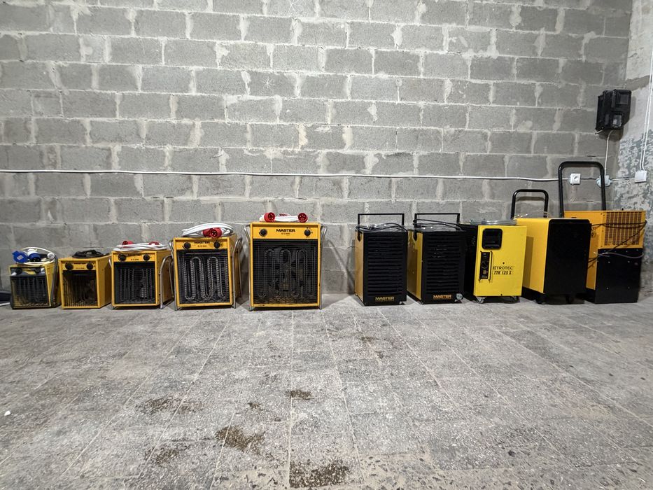 Оренда вологоосушувачів та електричних тепловентиляторів(дуйок)