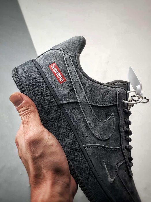 (БЕЗ ПЕРЕДОПЛАТИ) Nike Air Force 1 '07 Low Supreme Grey найк аір форс