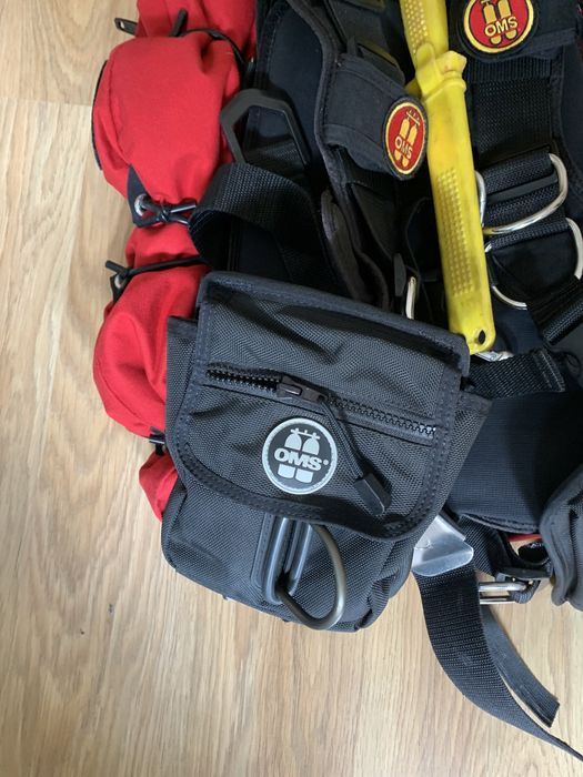 OMS asa e arnês de mergulho técnico