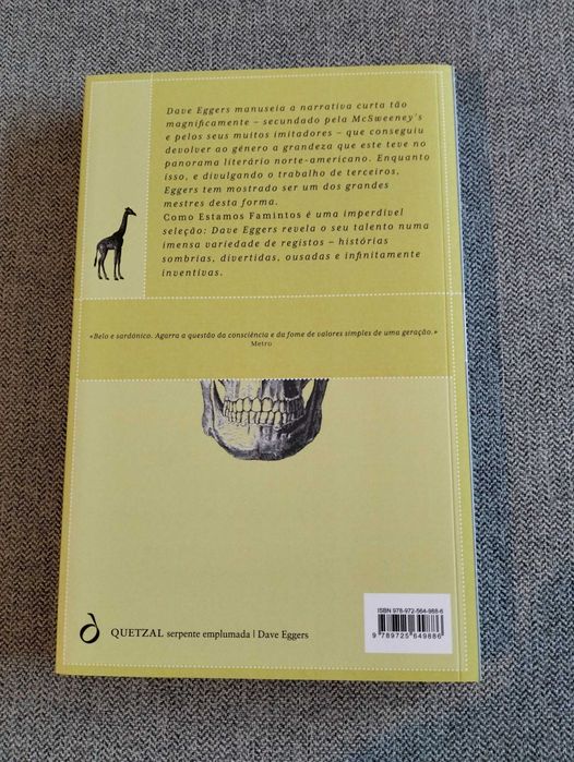 Livro "Como estamos famintos" de Dave Eggers