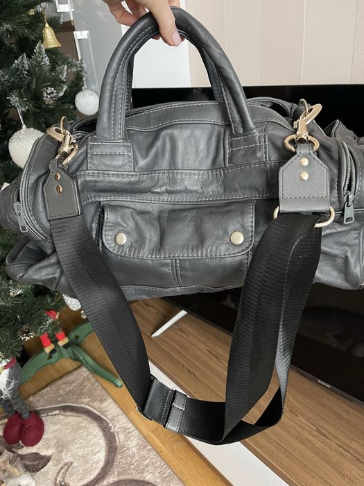 Шкіряна дорожня сумка