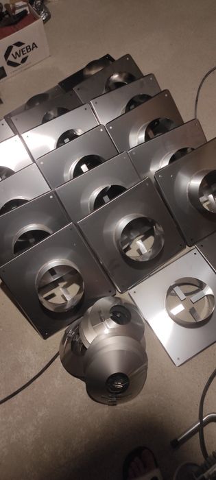 Płyty kominowe z kołnierzami j dystansami 8cm TANIO!