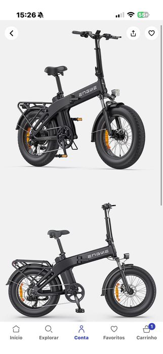 Vendo Bicicleta Eletrica Dobravel + Acessorios