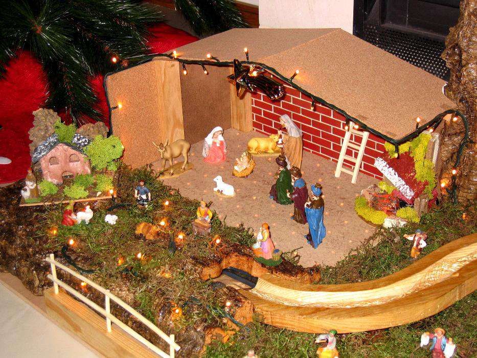 Vendo Presépio em Cortiça e Madeira