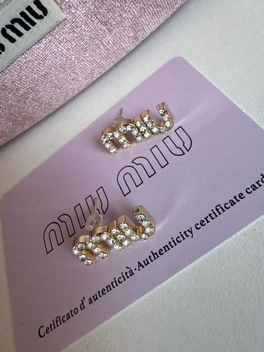 Kolczyki Miu Miu premium