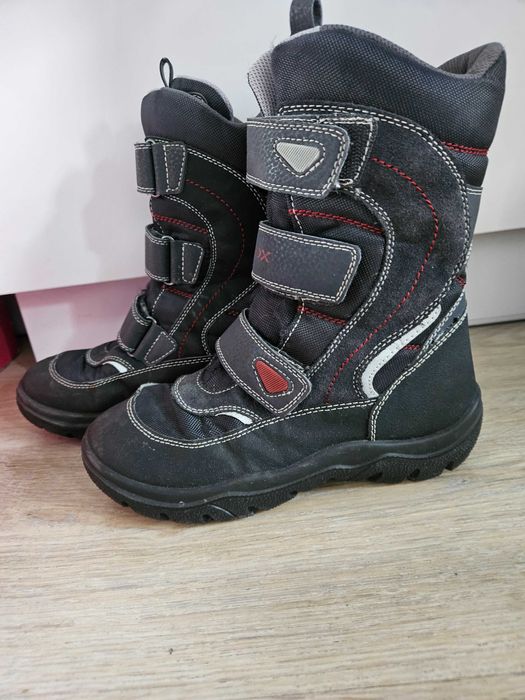 Śniegowce Geox 35 wysokie ocieplane wodoodporne