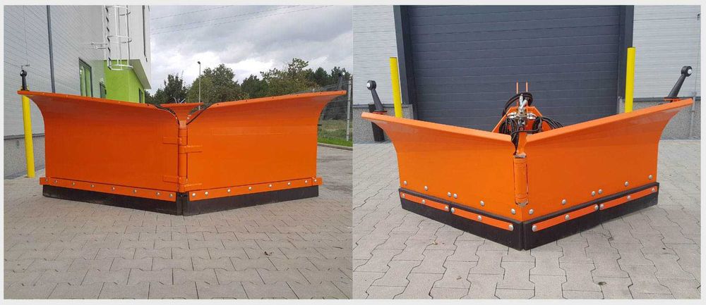 Pług Śnieżny komunalny składany Strzałka 1,5 -2,2m TUZ Hydrauliczny
