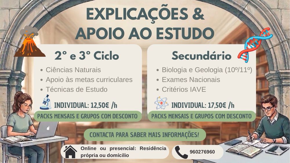 Explicações de Biologia e Geologia