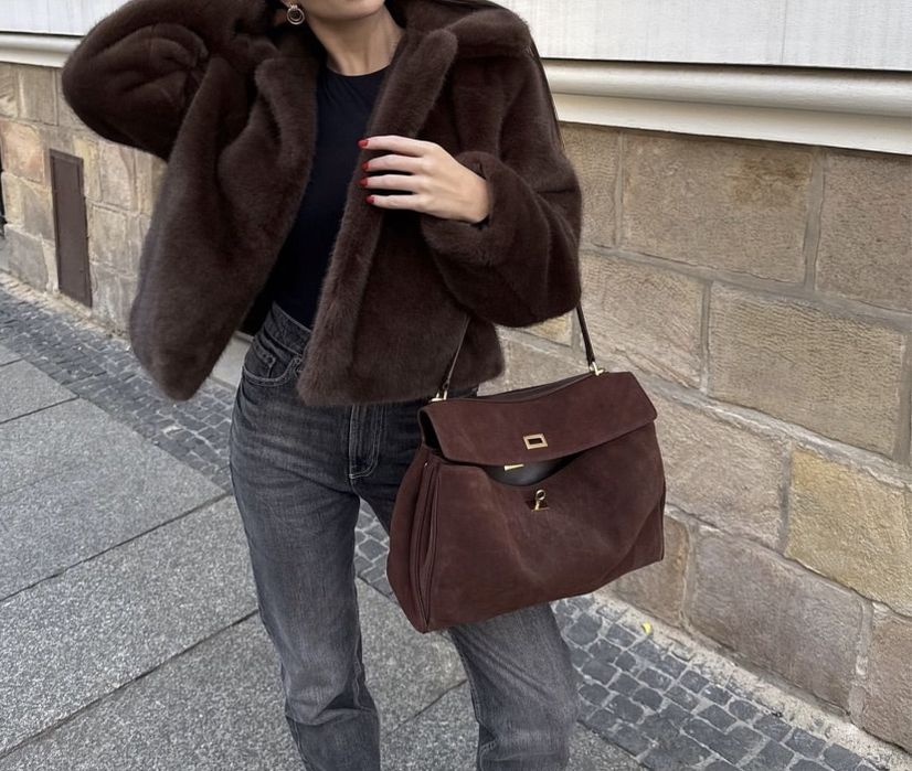 Пуфер натуральне хутро