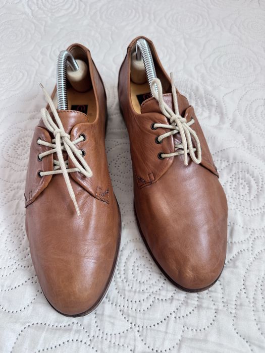 Everybody by Bz. Moda 40 mokasyny skóra naturalna camel