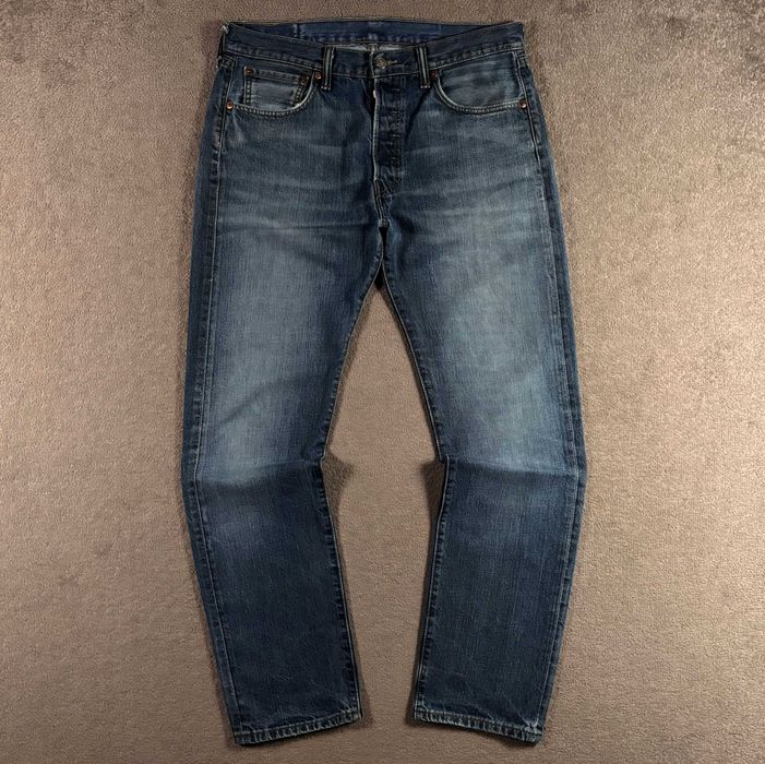 Spodnie Jeansy Levi's L 33x32 Niebieskie Dżinsy Model 501 Denim Oryginalne