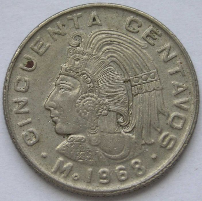 Meksyk 50 centavos 1968