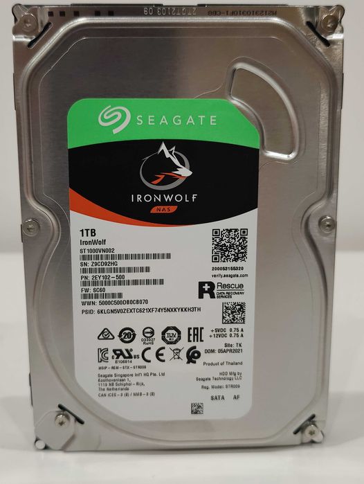 2x Discos Seagate IronWolf 1TB