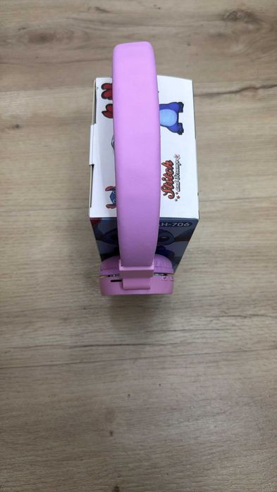 Headphone Bluetooth Stitch Rosa Sem Fio AH-706 Infantil